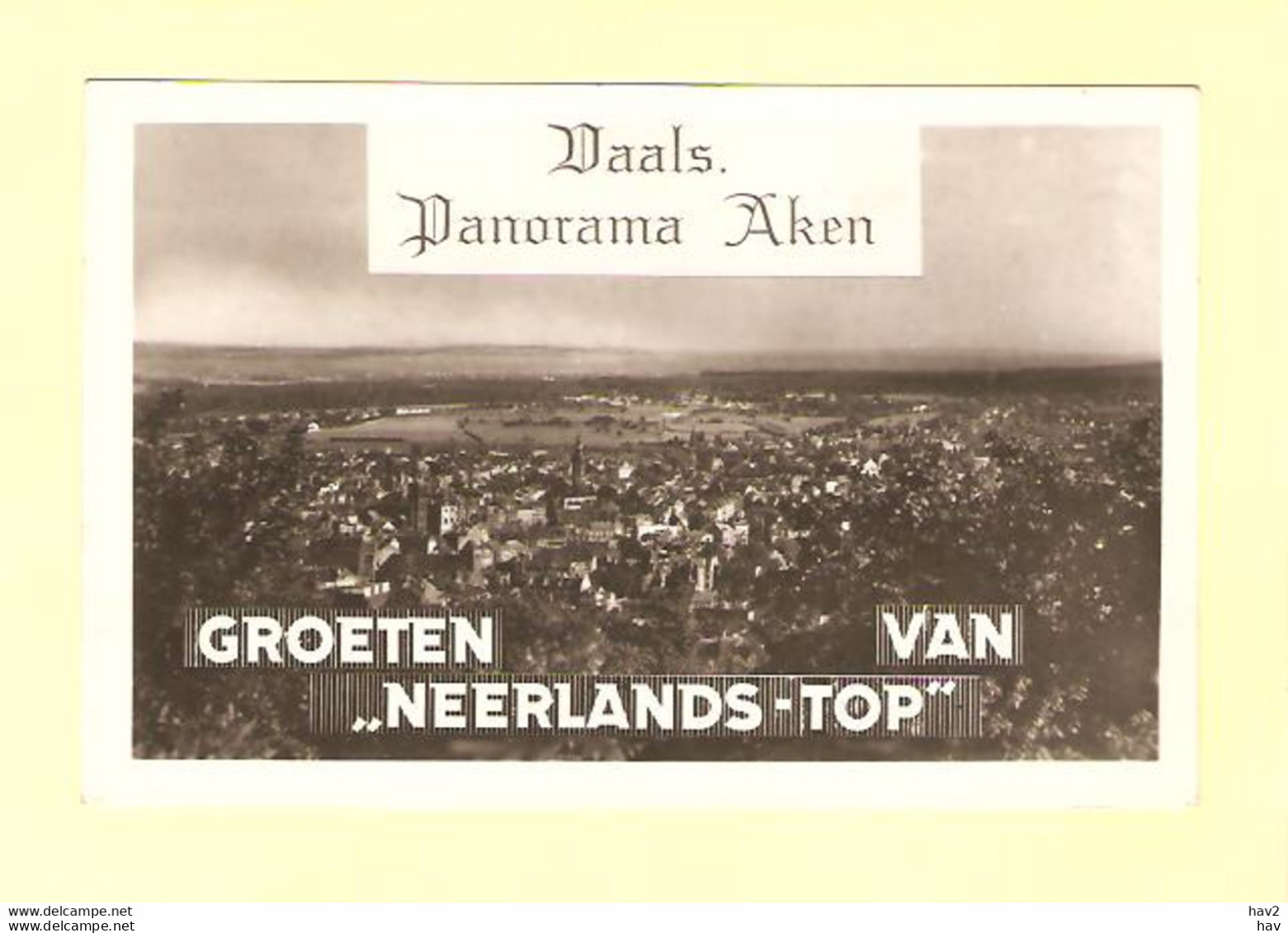 Vaals Panorama Aken 1953 RY28102 - Vaals