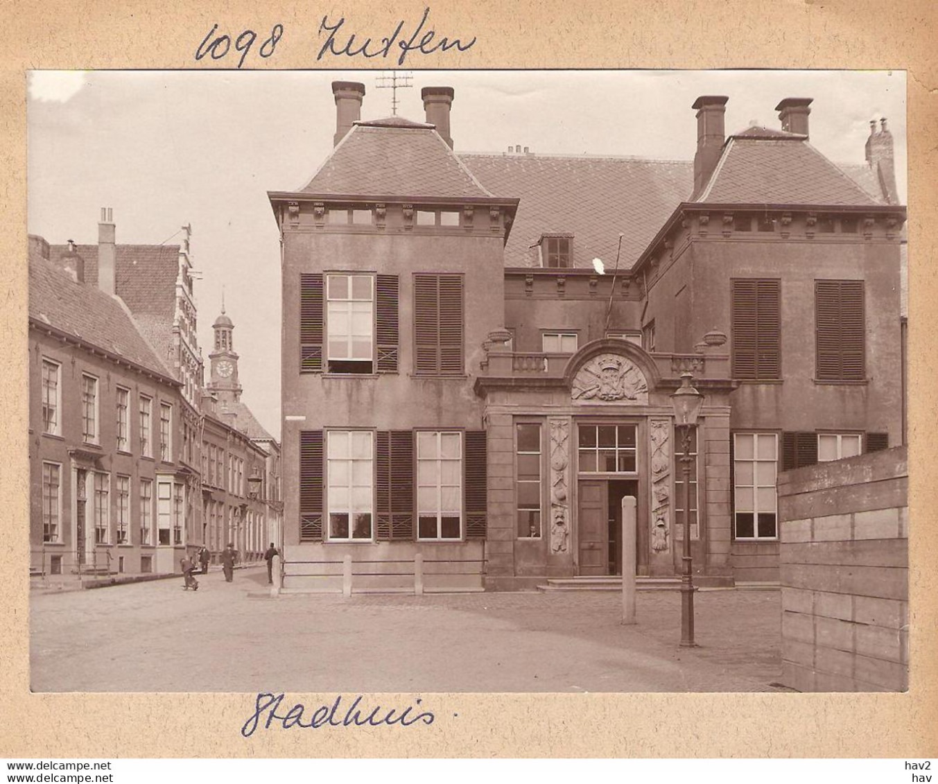 Zutphen Originele Foto Stadhuis 1916 KE1092 - Zutphen