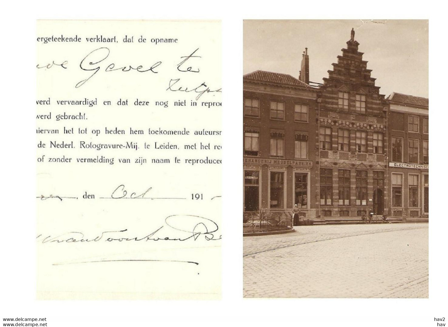 Zutphen Originele Foto Voost / Beest 1916 KE1090 - Zutphen