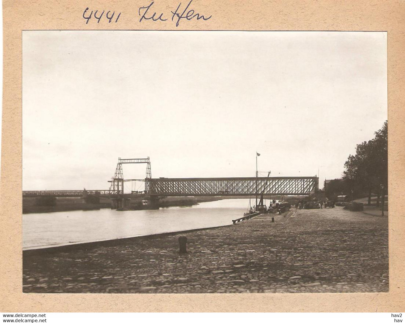 Zutphen Originele Foto IJssel Brug KE1088 - Zutphen