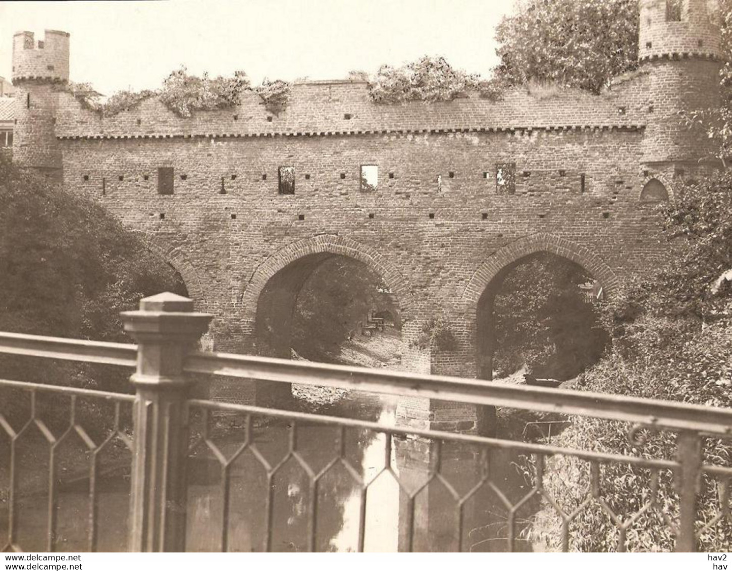 Zutphen I.P.A. Foto Vestingmuur 1931KE1080 - Zutphen