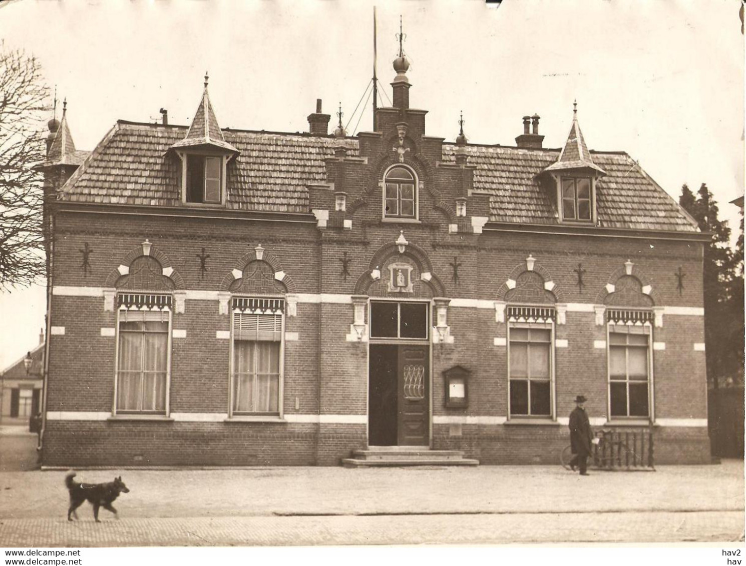 Ede Persfoto Gemeentehuis 1935 KE1065 - Ede