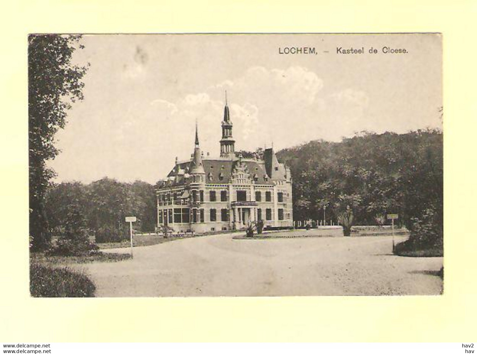 Lochem Kasteel De Cloese 1921 RY27931 - Lochem