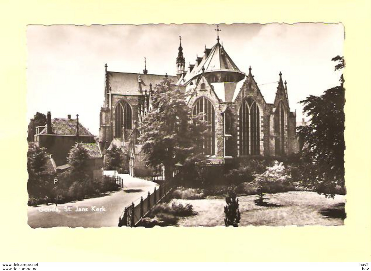 Gouda Sint Jans Kerk 1958 RY27861 - Gouda