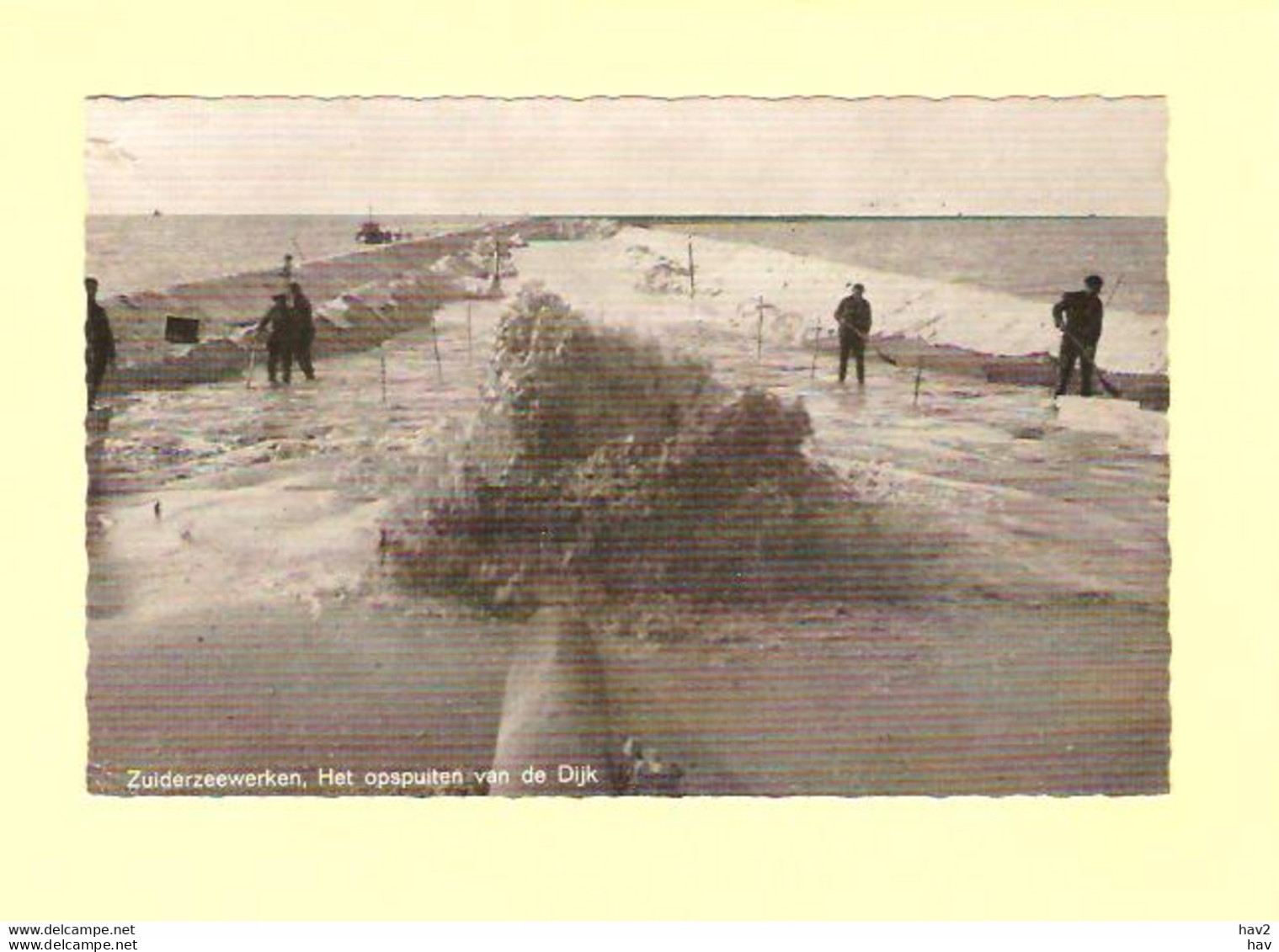 Zuiderzeewerken, Opspuiten Van Dijk RY29254 - Den Oever (& Afsluitdijk)