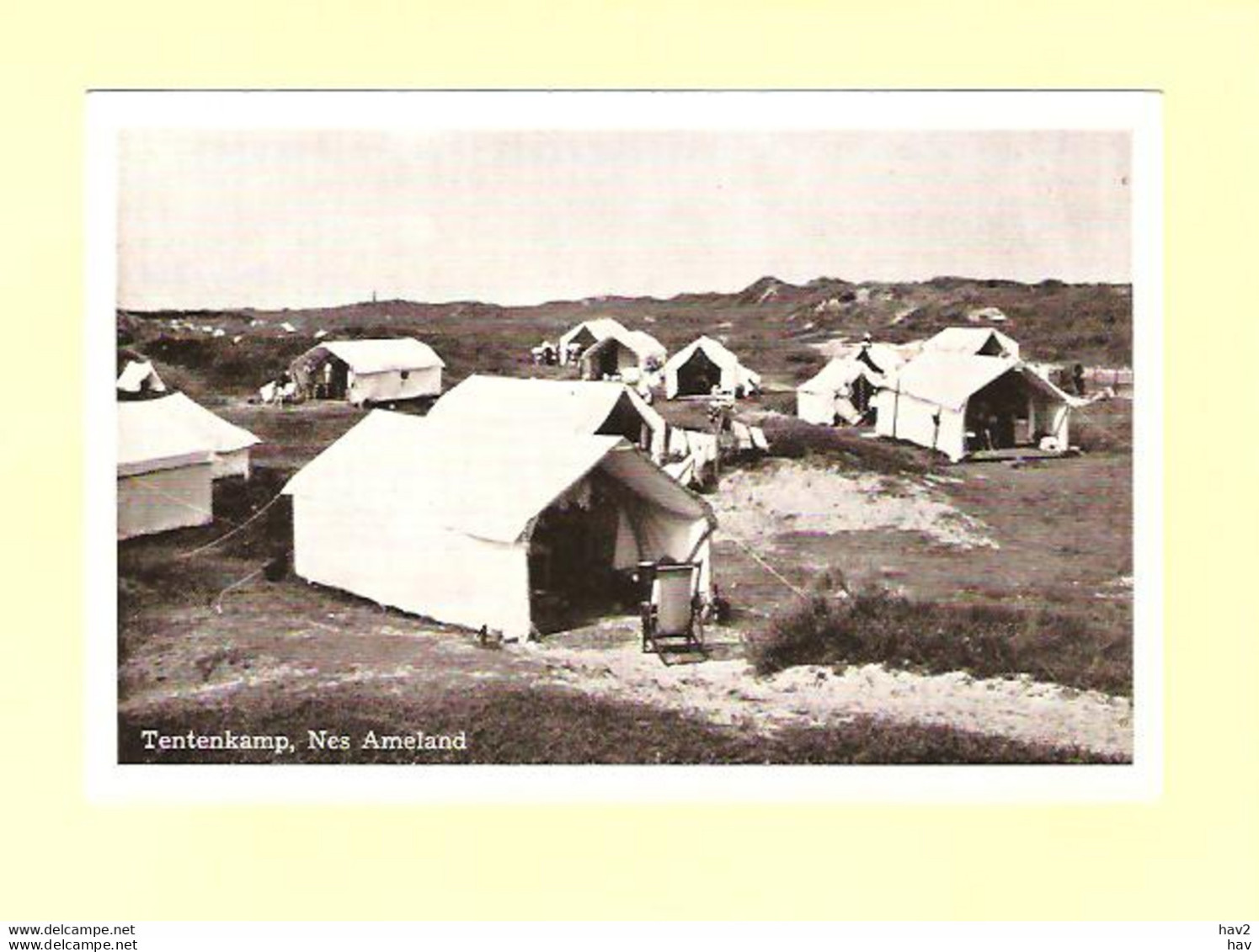 Ameland Nes Tentenkamp 1953 RY29187 - Ameland