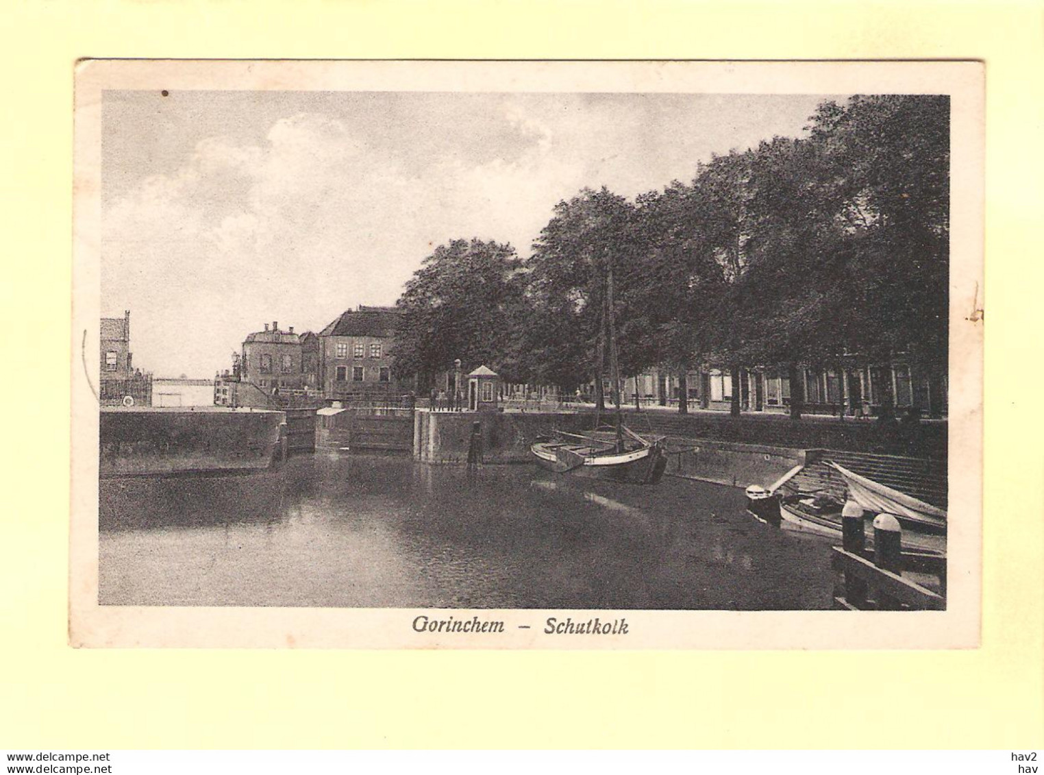 Gorinchem Schutkolk 1925 RY26443 - Gorinchem