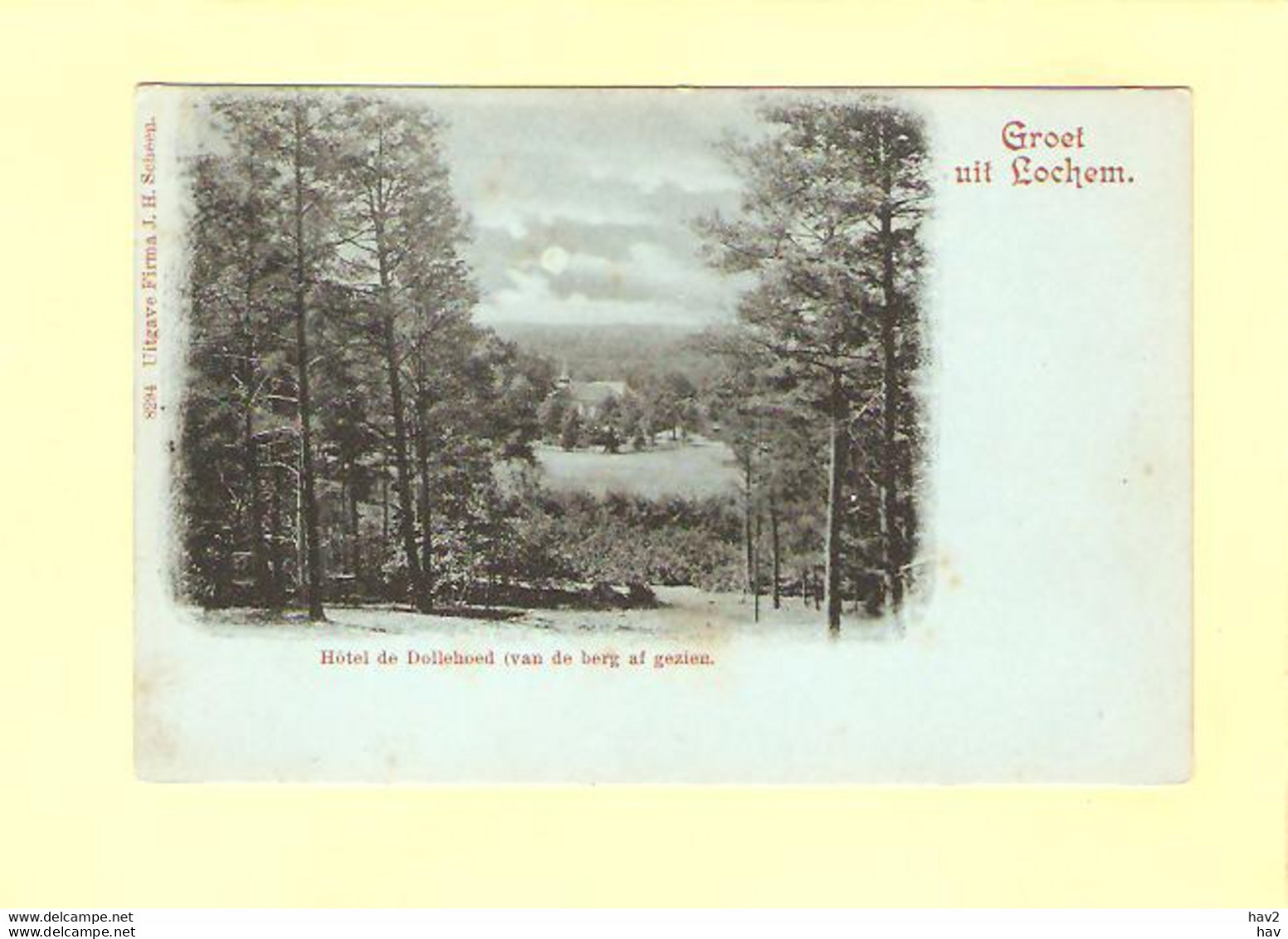 Lochem Litho Voor 1900 Hotel Dollehoed RY28817 - Lochem