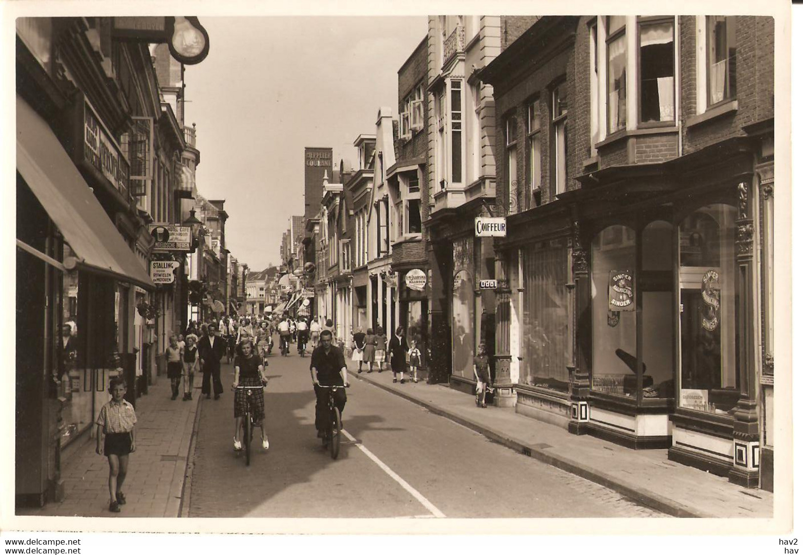 Meppel Originele Foto Voor Kaart Hoofdstraat KE1366 - Meppel