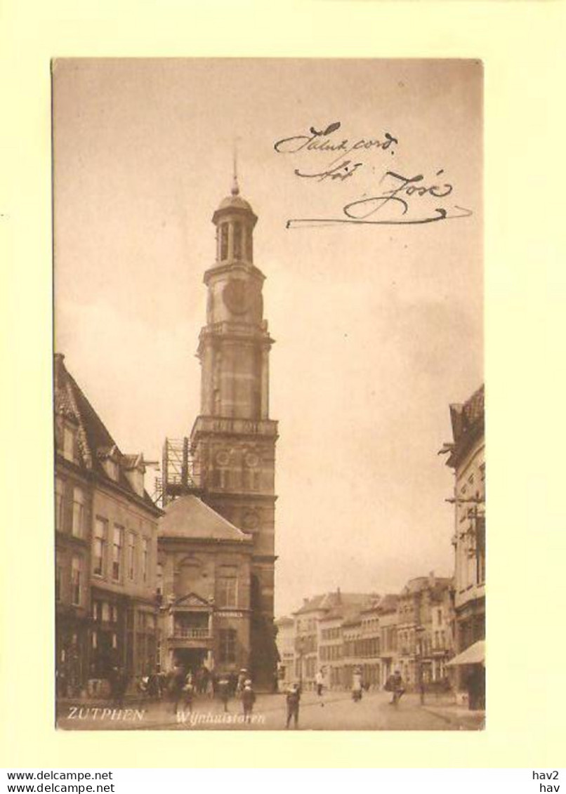 Zutphen Wijnhuistoren Ca. 1913 RY28587 - Zutphen