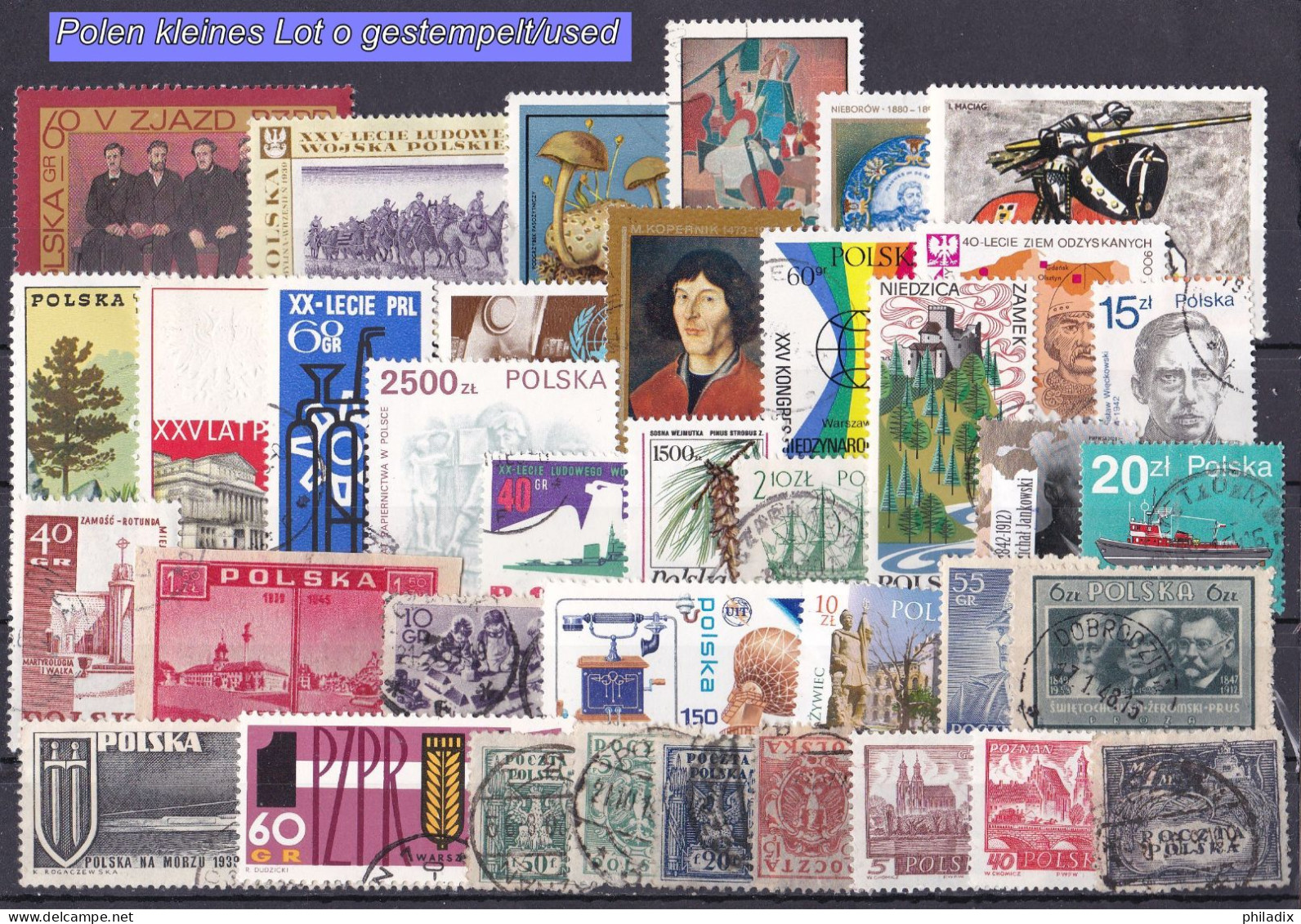 Lot Briefmarken Aus Polen O/used (Blk-12) - Collections