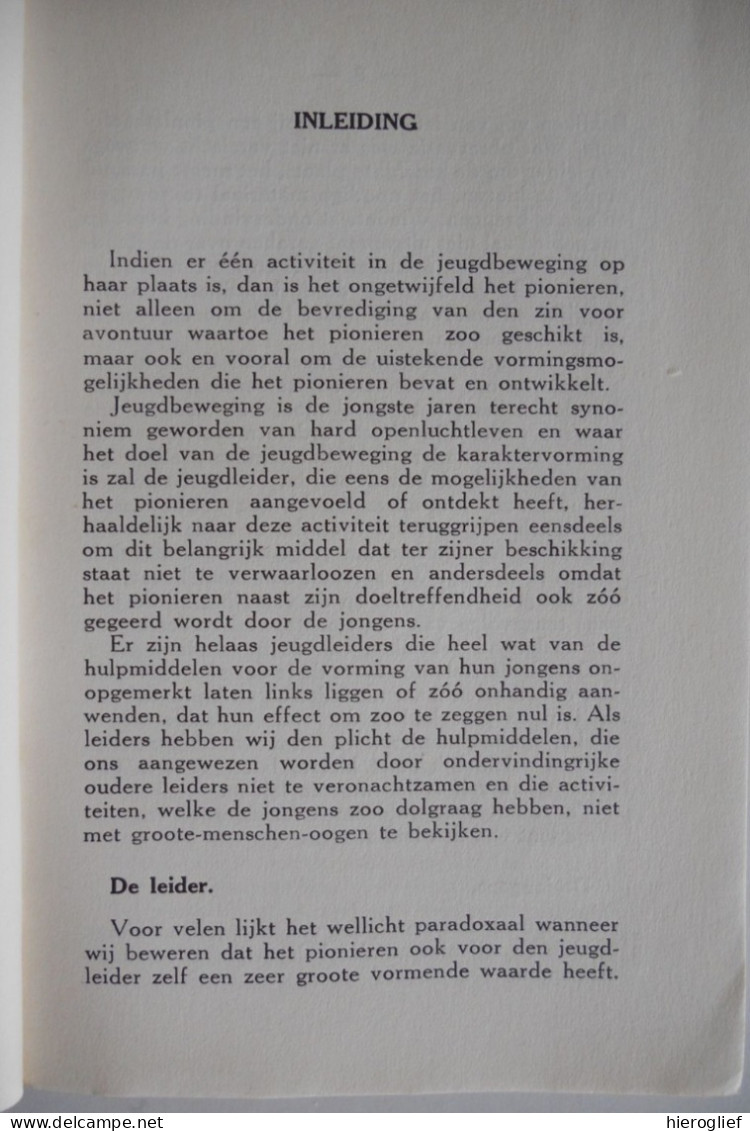 Kamperen Scouts Scoutisme BRUGGEN TORENS VLOTTEN Door Ph. Tossijn / 1946 Brussel Sv De Pijl Sjorren Jeugdbeweging KSA - Prácticos