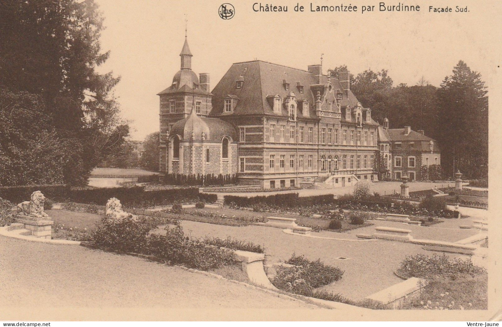 Château De Lamontzée Par Burdinne – 1946 – Comte Henri De Bergoyer - Burdinne