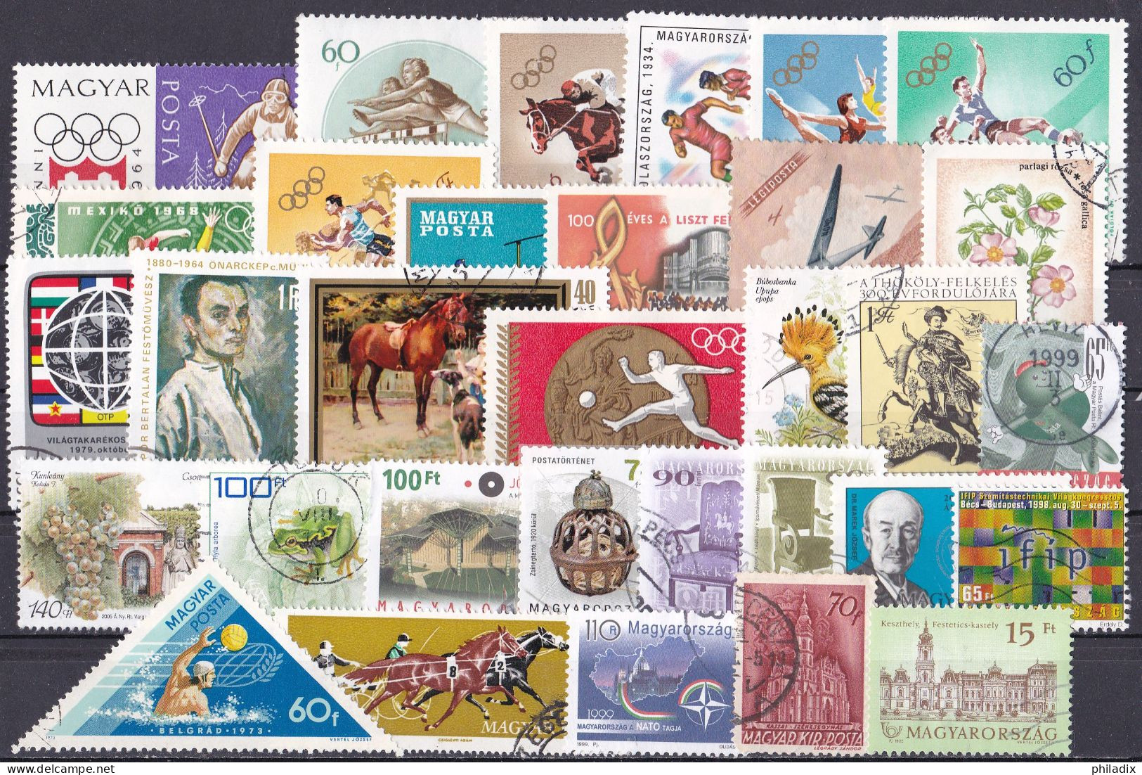 Lot Briefmarken Aus Ungarn Gestempelt O/used (Blk-22) - Sammlungen