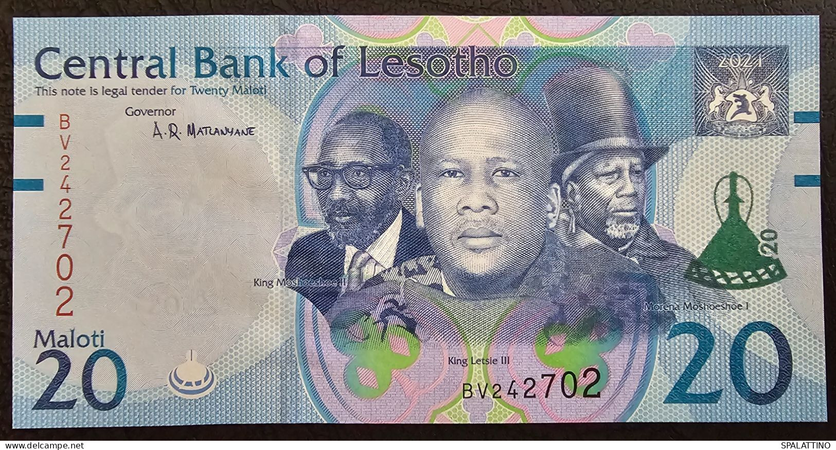 LESOTHO- 20 MALOTI 2021. - Lesoto