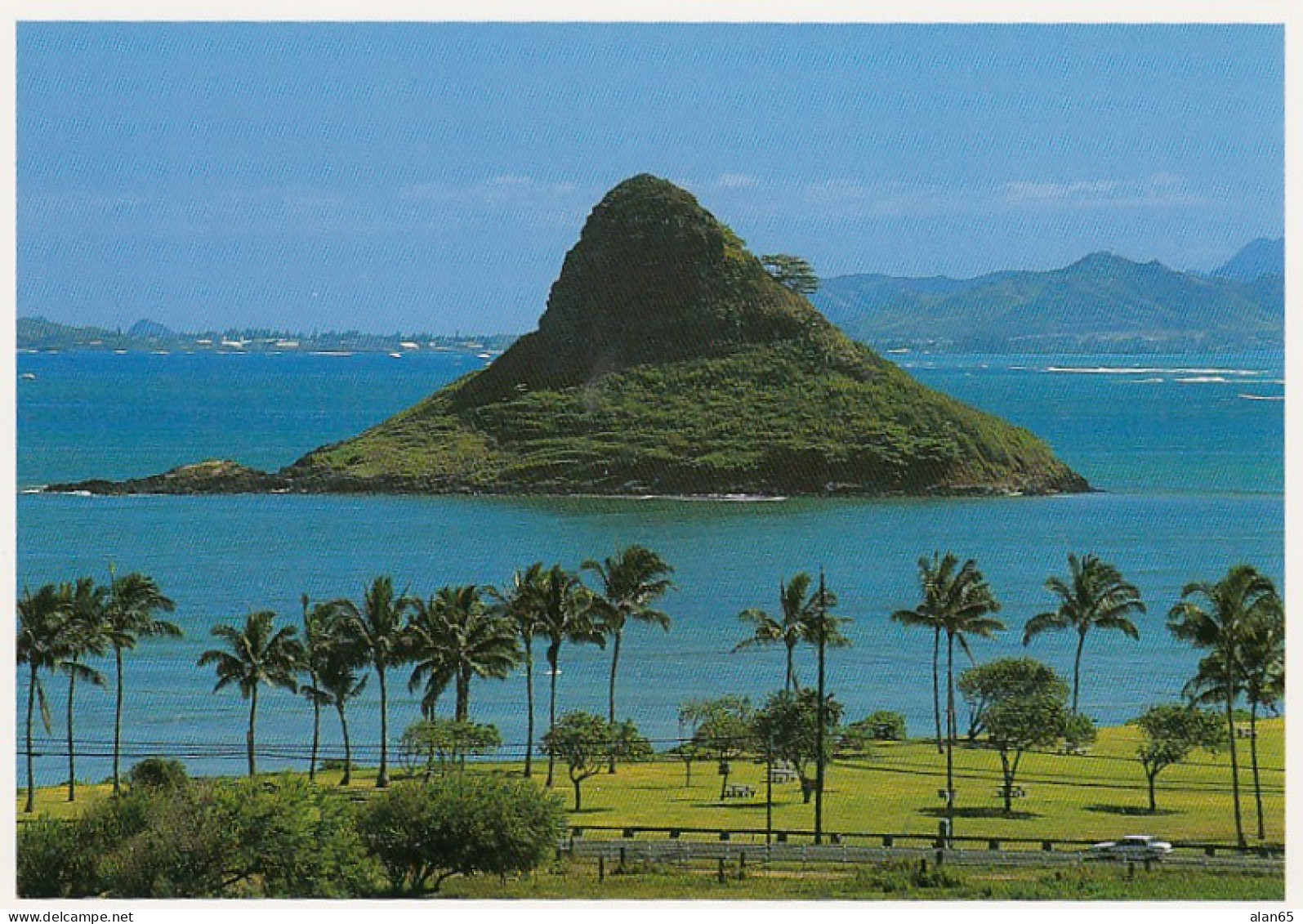 Mokoli'i (Chinaman's Hat), Oahu, Landmark Of Of Oahu's Coast C1990s/2000s Vintage Postcard - Oahu