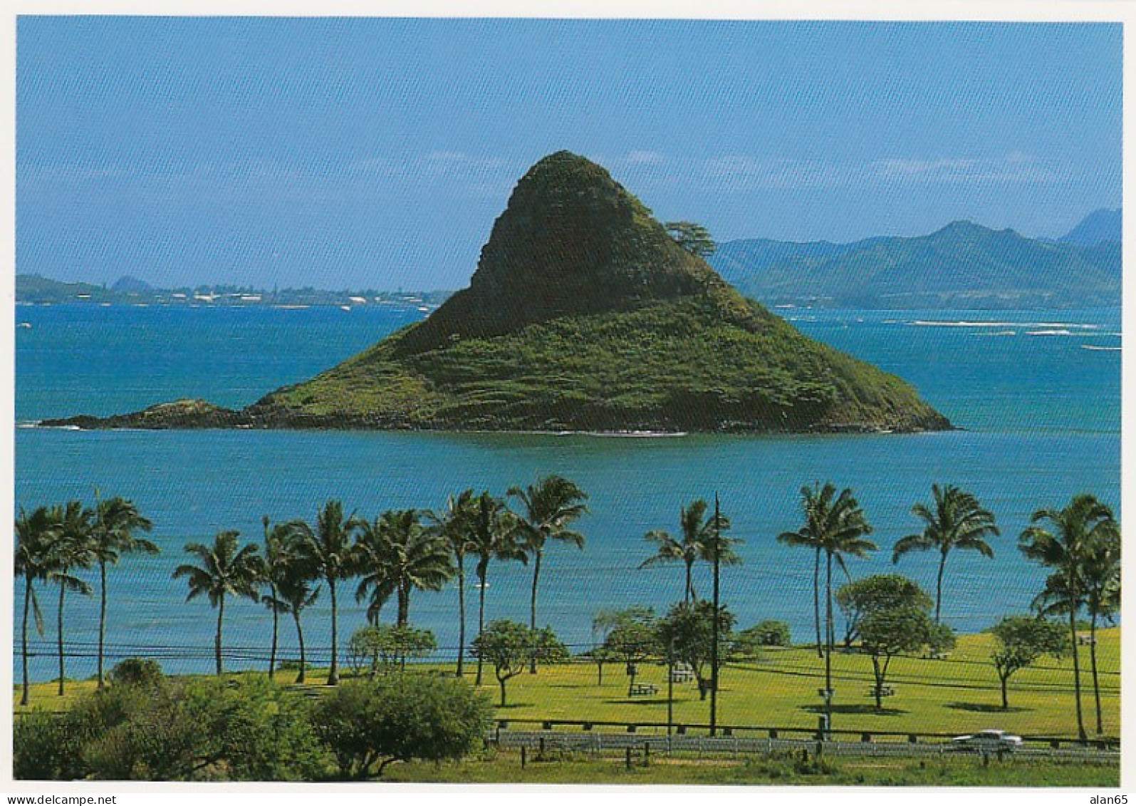 Mokoli'i (Chinaman's Hat), Oahu, Landmark Of Of Oahu's Coast C1990s/2000s Vintage Postcard - Oahu
