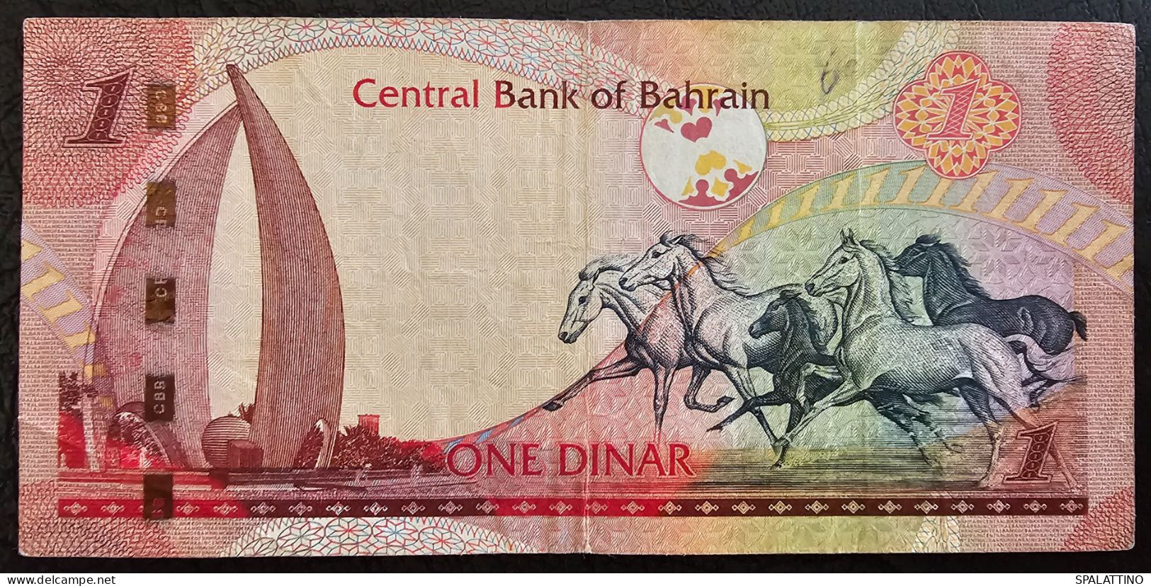 BAHRAIN- 1 DINAR 2006. HORSES - Bahreïn