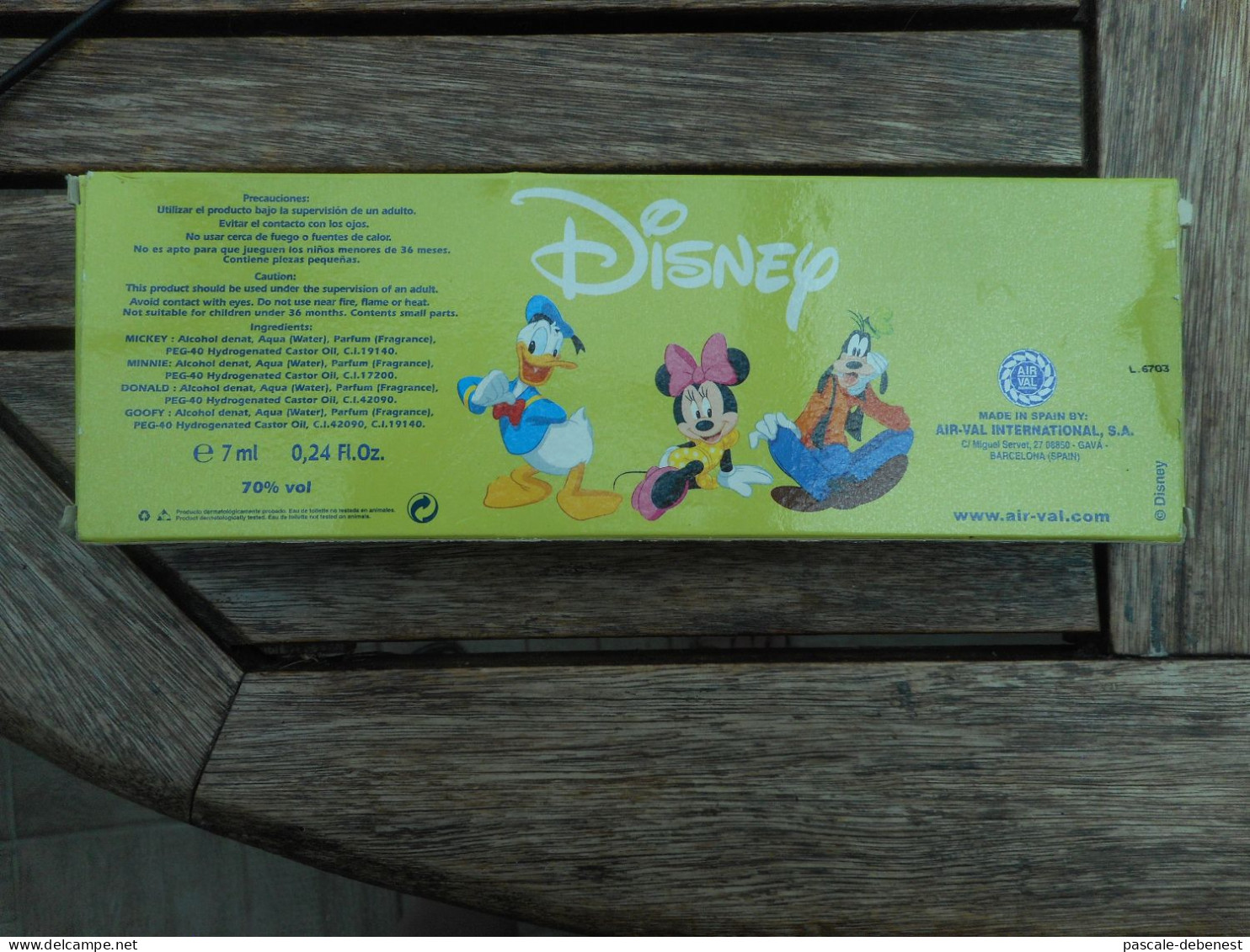 Coffret 4 Miniatures Eau De Toilette Disney - Non Classés