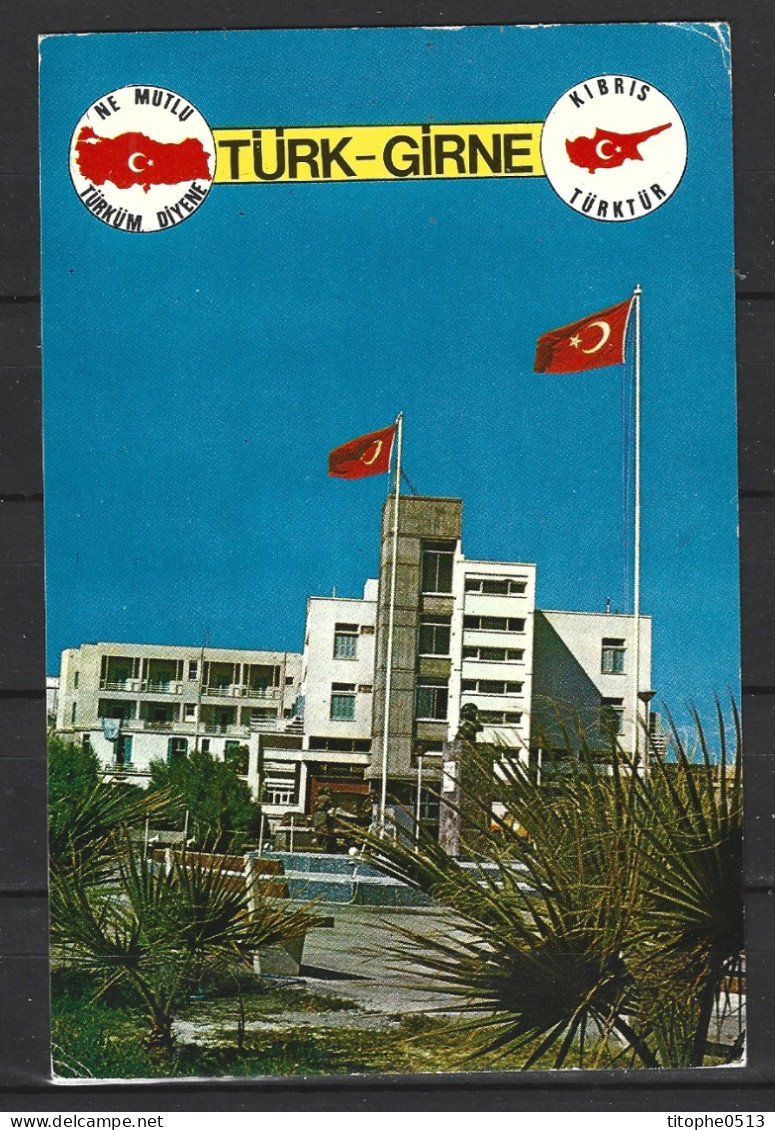 CHYPRE TURC. Carte Postale écrite En 1979. Statue D'Ataturk à Girne/Kyrenia. - Chypre