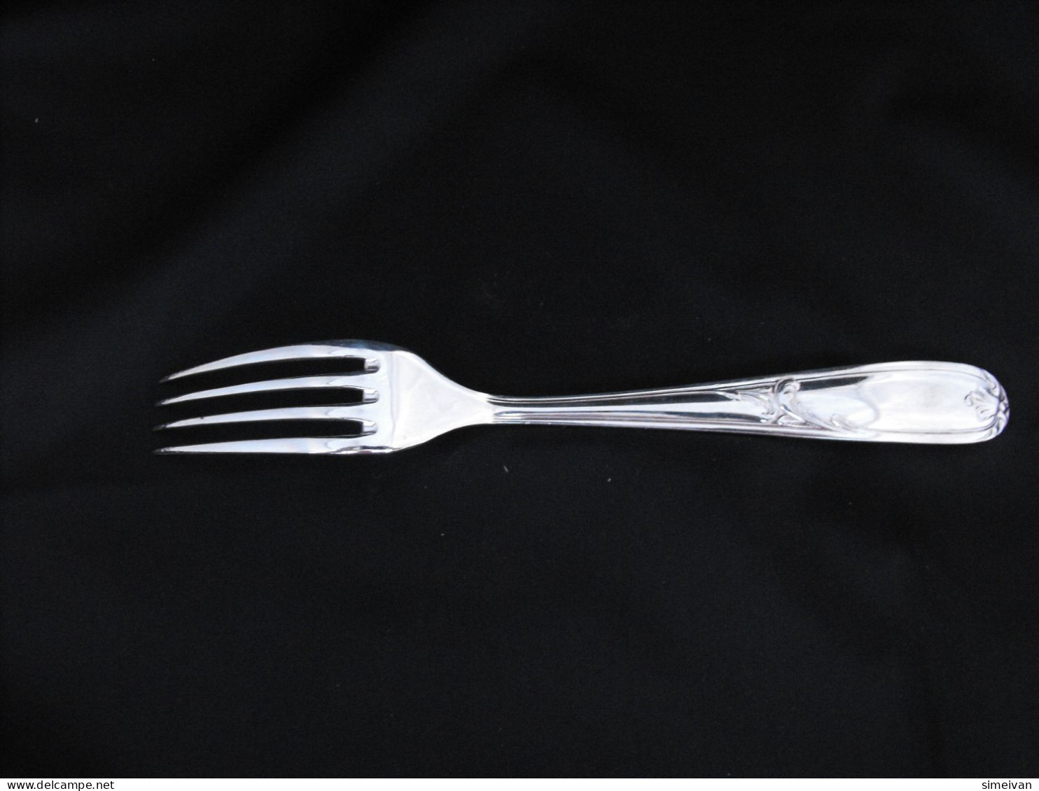 VINTAGE CHRISTOFLE SILVER PLATED 8" (21cm) TABLE DINNER FORK #0742