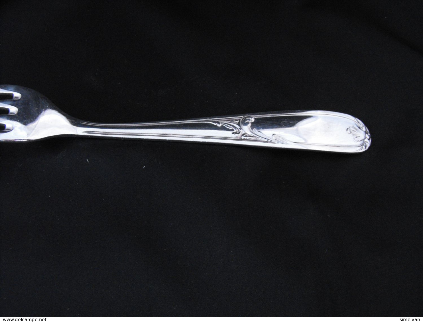 VINTAGE CHRISTOFLE SILVER PLATED 8" (21cm) TABLE DINNER FORK #0742