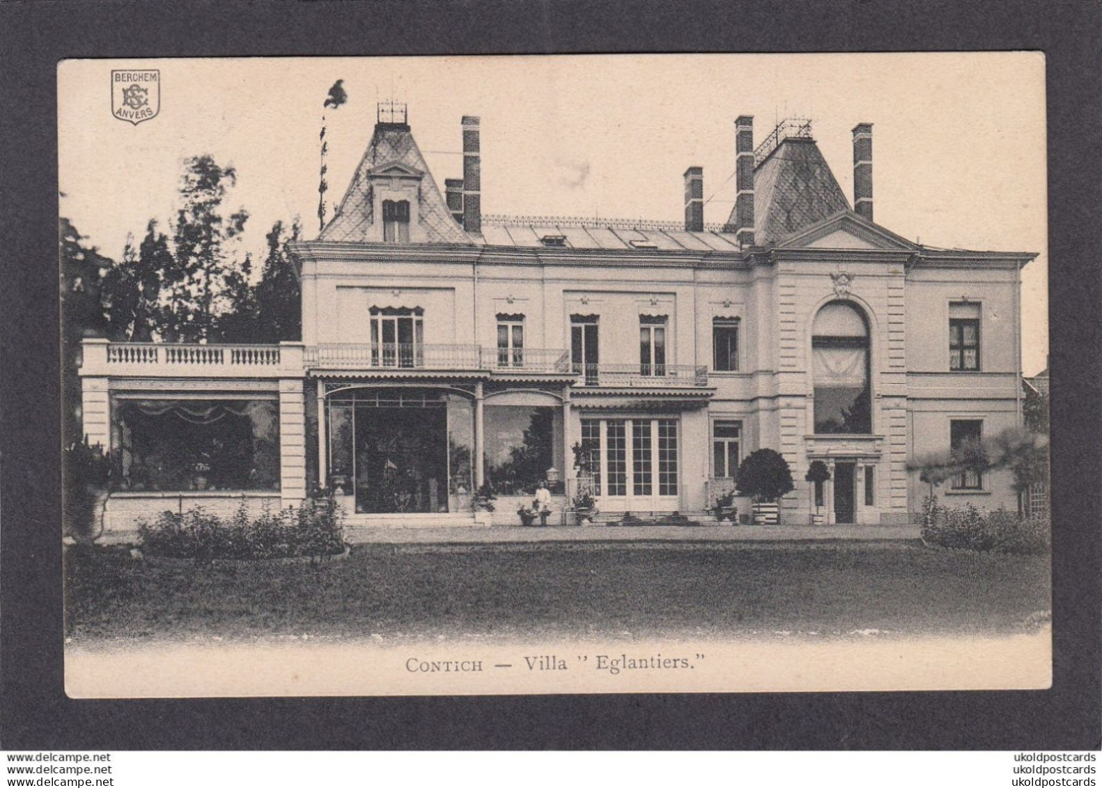 CPA -  Belgique,  CONTICH /  KONTICH, Villa " Eglantiers " 1916 - Kontich