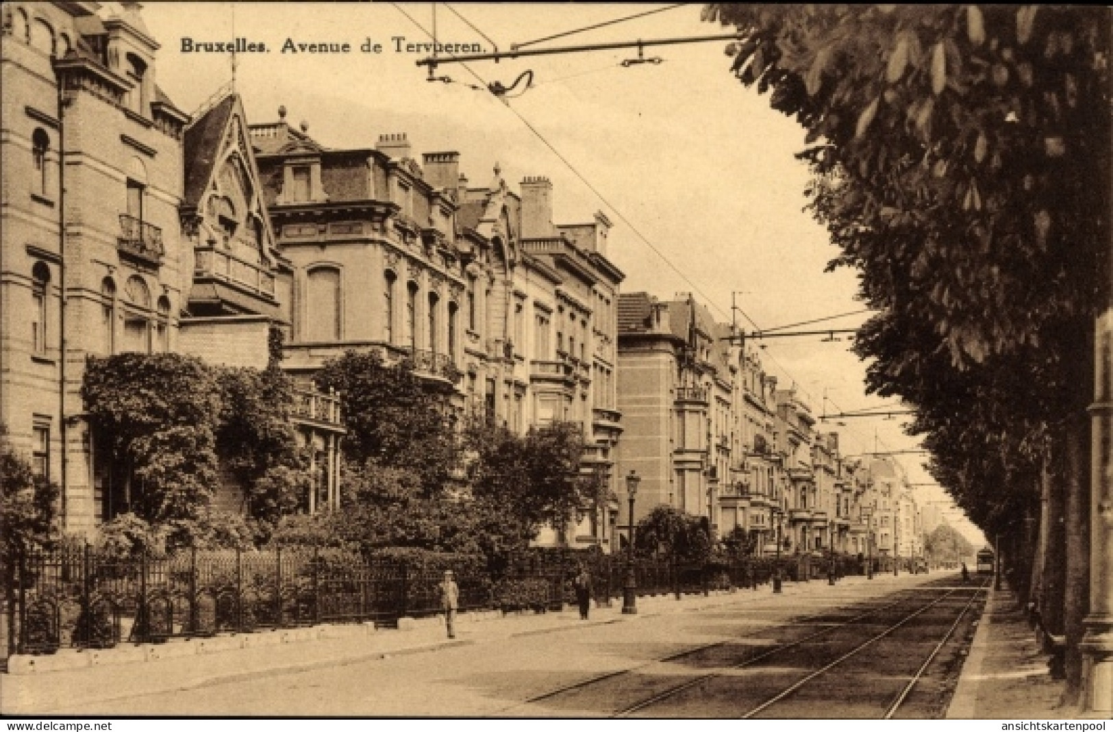 CPA Bruxelles Brüssel, Avenue De Tervueren, Straßenpartie, Villen - Bruxelles-ville