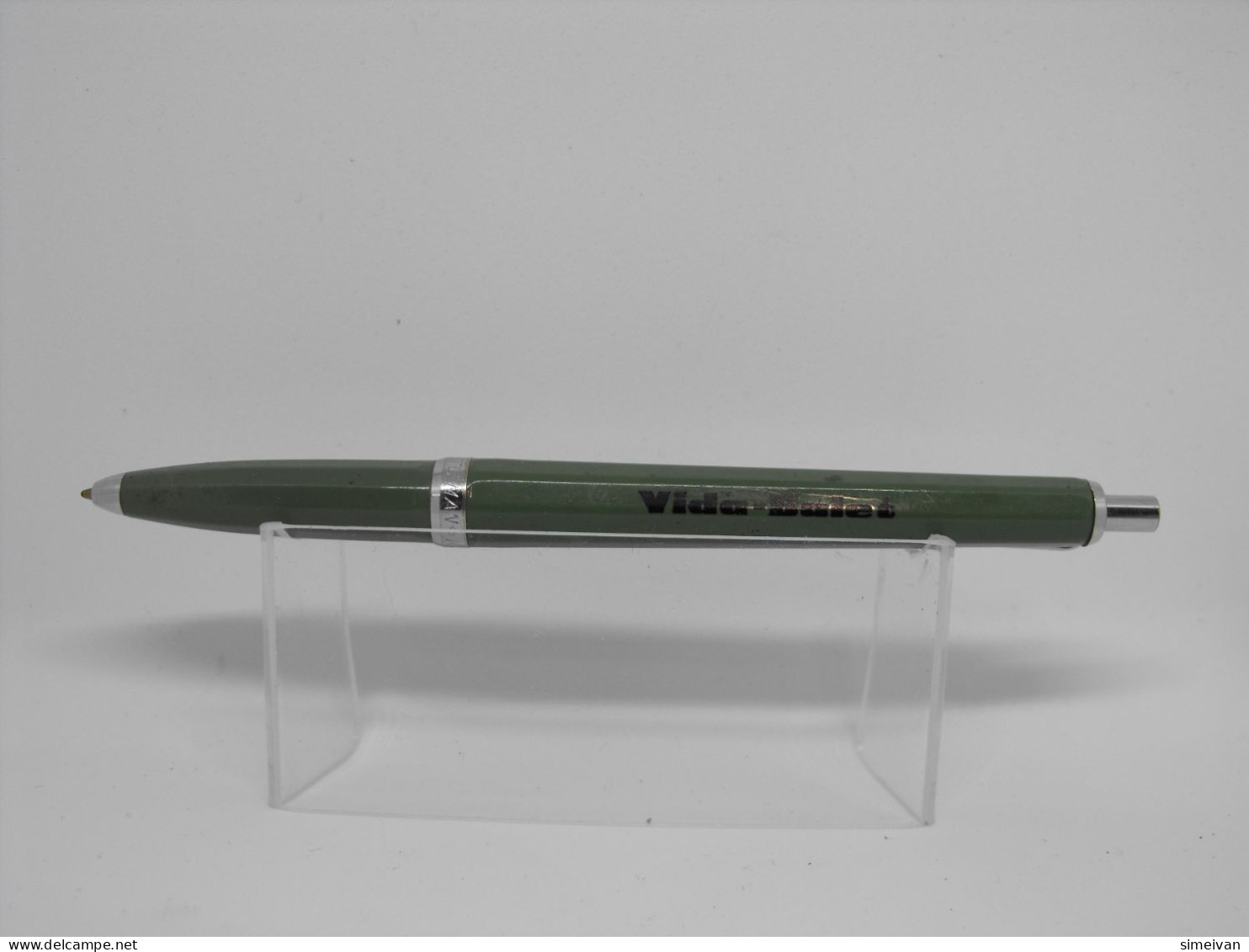 Vintage Green GENTLEMAN Made In Italy Ballpoint Pen #0752 - Pens