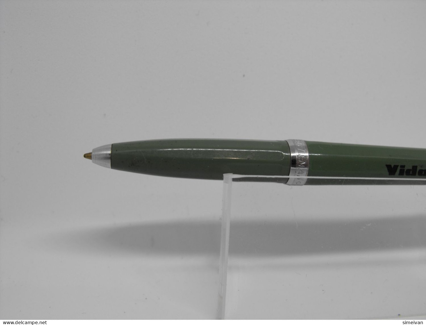 Vintage Green GENTLEMAN Made In Italy Ballpoint Pen #0752 - Lapiceros