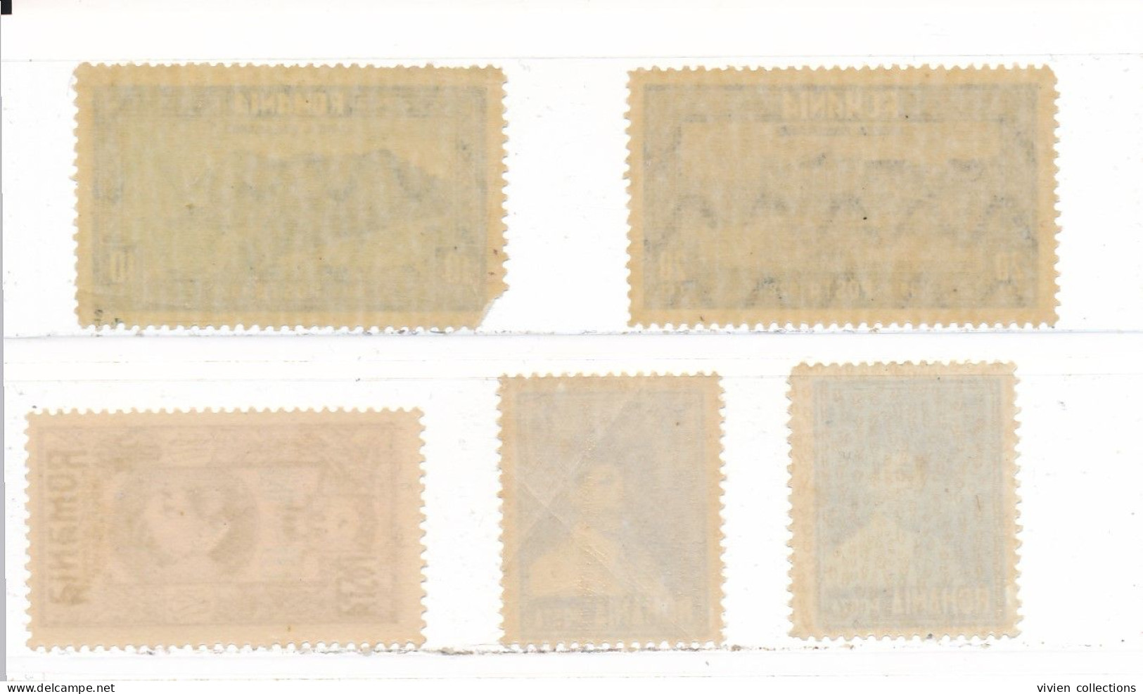 Roumanie Royaume Lot Neufs * (ou Considérez Comme) N° 331, 342, 343, 349 (coin Croqué) Et 350 - Unused Stamps