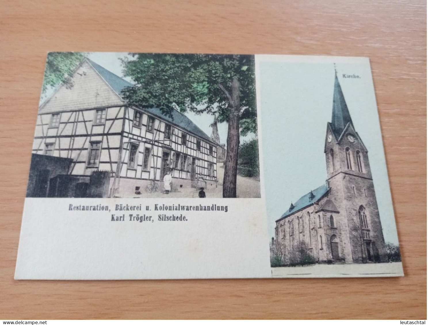 Gruß Aus Silschede Gevelsberg Restauration Bäckerei Kolonialwarenhandlung Trögler - Gevelsberg