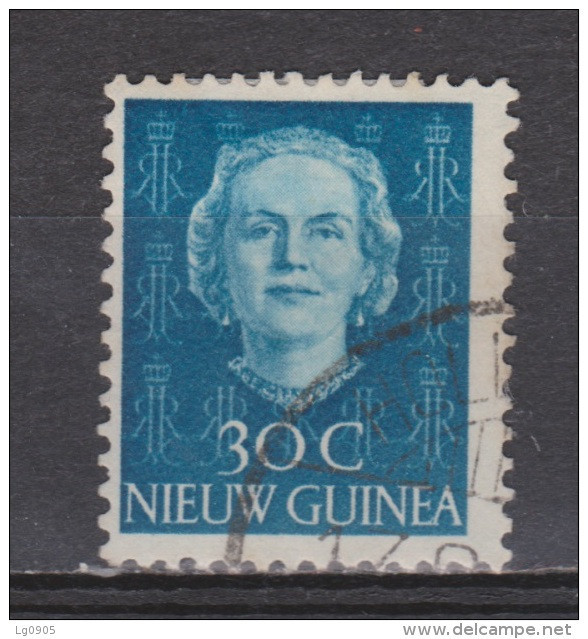 Nederlands Nieuw Guinea 13 Used ; Juliana 1950 ; NOW ALL STAMPS OF NETHERLANDS NEW GUINEA - Nueva Guinea Holandesa