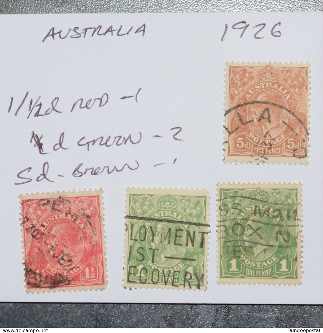 AUSTRALIA  STAMPS  See Detail In Photo  1926   ~~L@@K~~ - Oblitérés