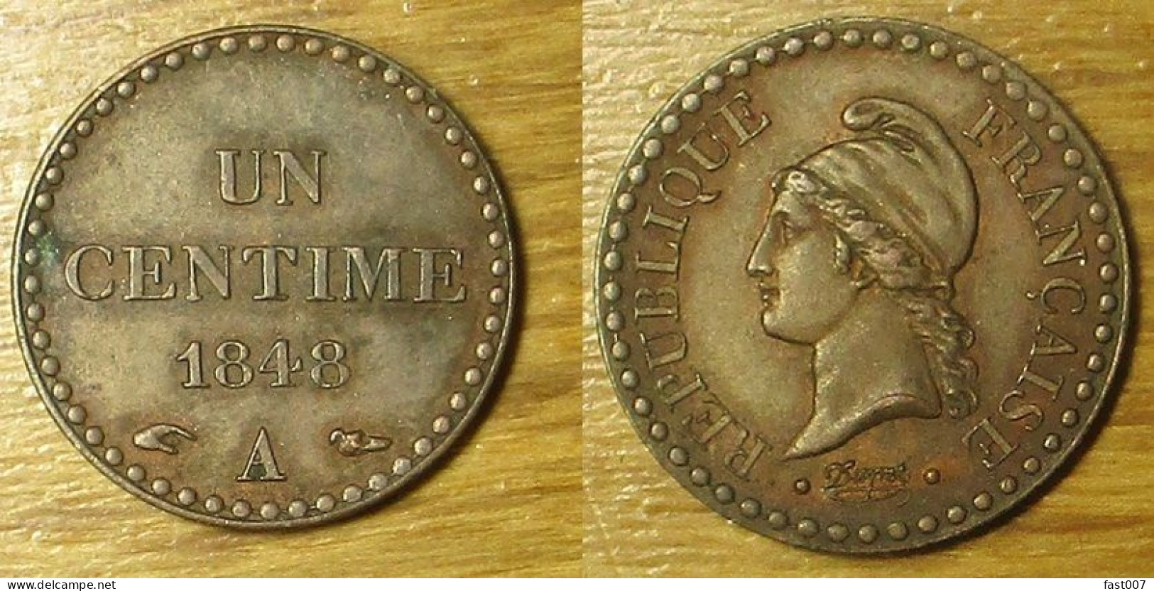 1 Centime 1848 A - 1 Centime