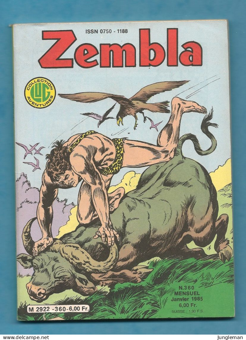 Zembla N° 360 - Editions LUG à Lyon - Janvier 1985 - Avec Aussi Dick Demon - TBE - Zembla