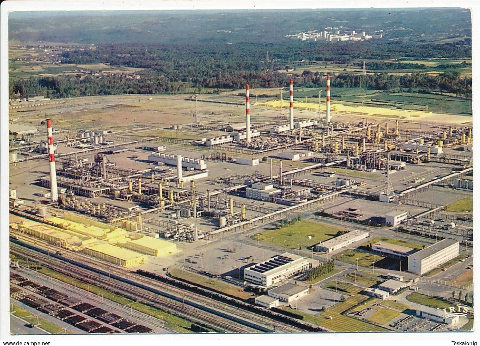 LACQ (64.Pyrenées Atlantiques) Usine De La Sté Nationale Des Pétroles D'Aquitaine. Extrait Du Sous-sol Le Gaz Naturel - Lacq