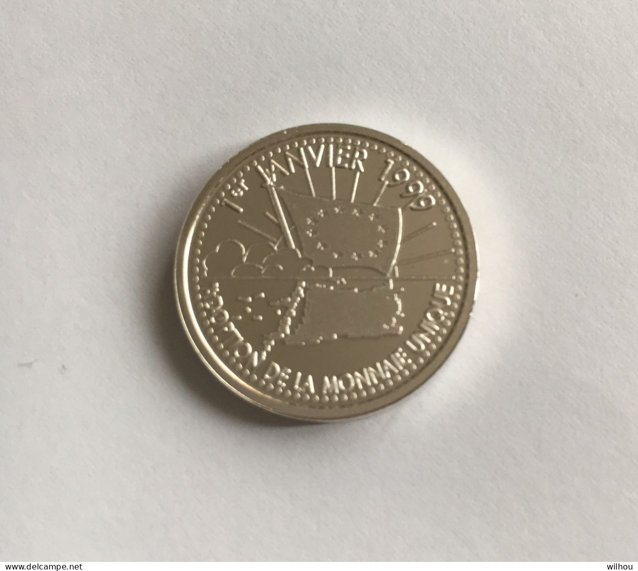 PIECE 10 EUROS EUROPA ESSAI SANS COURS LEGAL 1999 EN ARGENT SOUS BLISTER - Prova