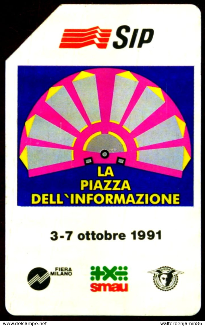 G 136 C&C 2193 SCHEDA TELEFONICA SMAU 1991 VARIANTE OCR 18 ALTO - [3] Errores & Variedades