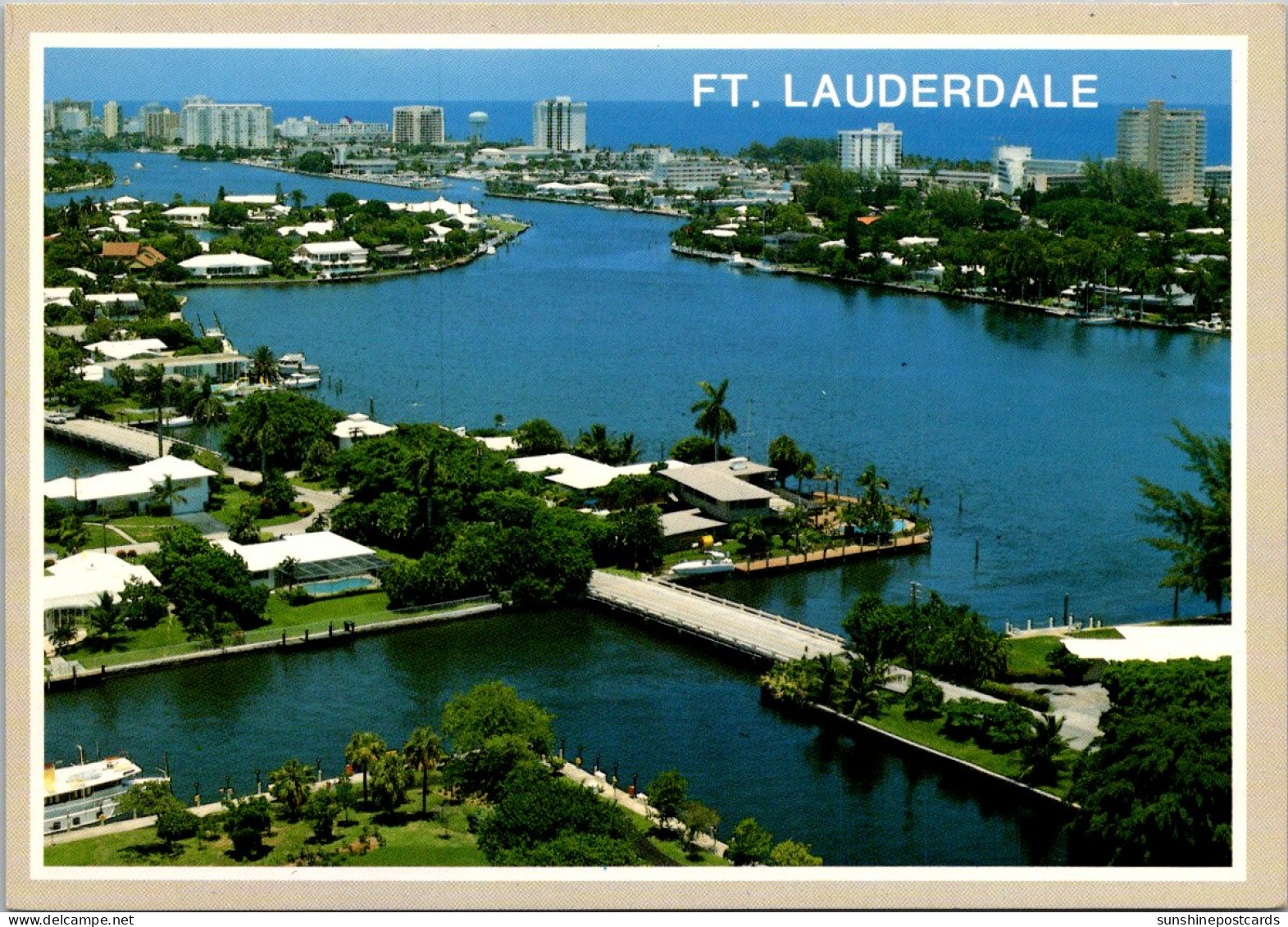 Florida Fort Lauderdale Aerial View Looking Northeast - Fort Lauderdale