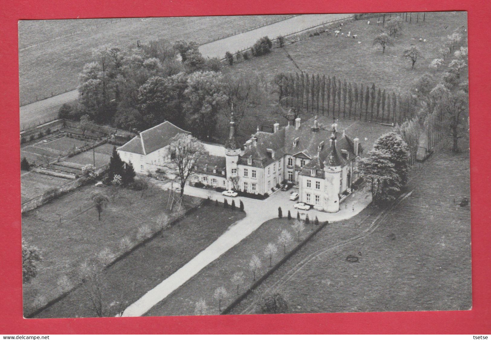 Ressaix - Château De La Hutte -Ecole Professionelle Pour Jeunes Filles / Vue Aérienne - 1973 ( Voir Verso ) - Binche