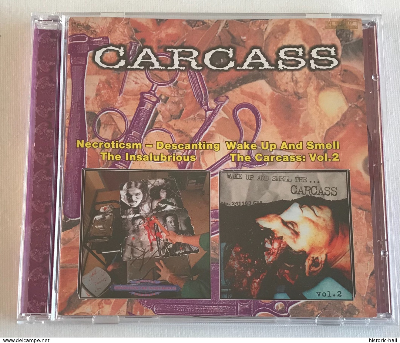 CARCASS - Necroticsm / Wake Up And Smell The Carcass Vol 2 - CD - 1997 - Russian Press - Hard Rock & Metal