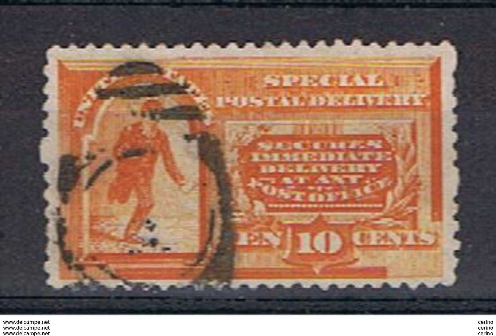 U.S.A.:  1884/94  EXPRESS  -  10 C. USED  STAMP  -  YV/TELL. 5 - Express & Recomendados