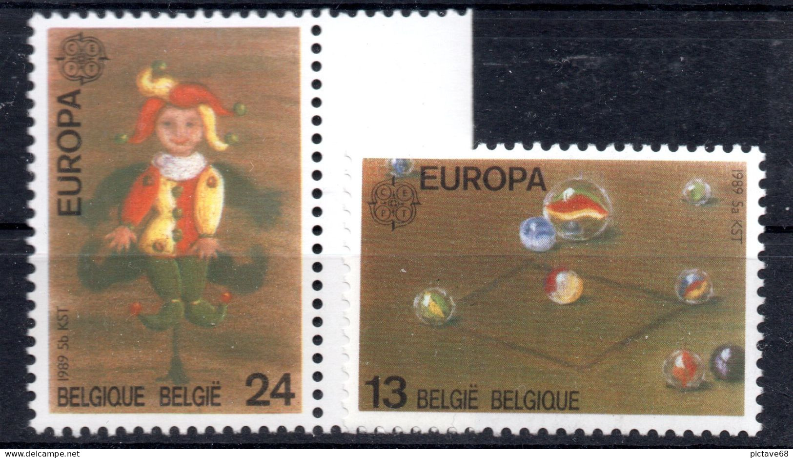 BELGIQUE / EUROPA 1989   /    N° 2324 Et 2325 Neuf ** - Nuevos