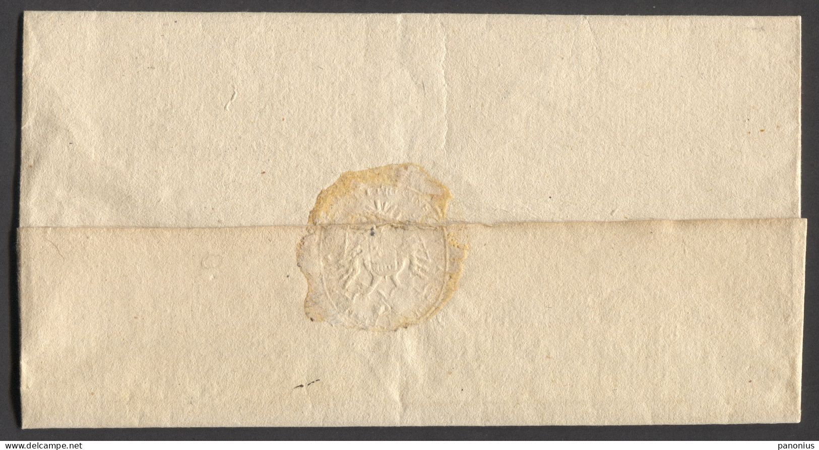 Petervardein Neusatz Novi Sad  - Prephilately Letter Petrovaradin Year 1840. Traveled To Županja Croatia - Préphilatélie