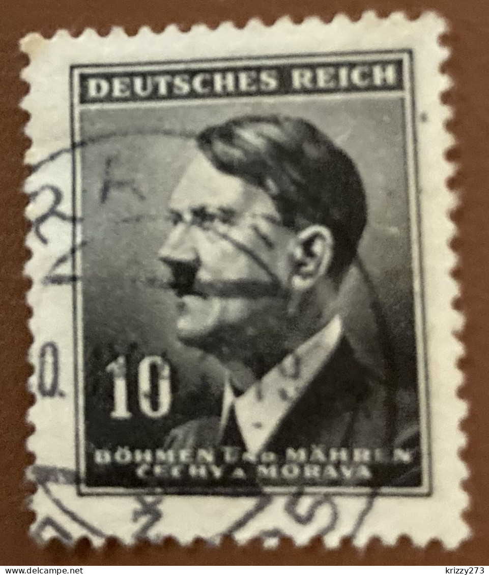 Bohemia & Moravia 1942 Hitler 10 H - Used - Used Stamps