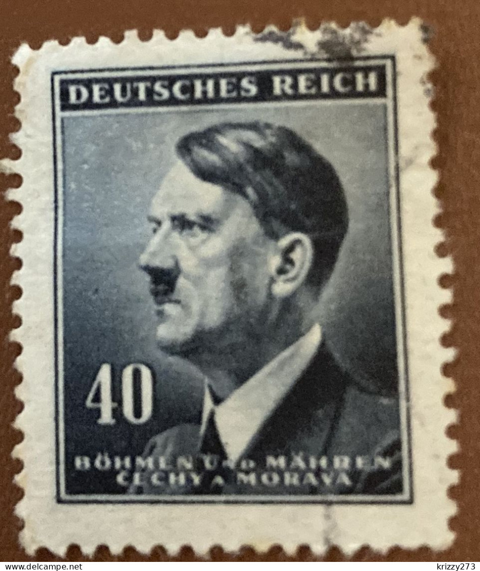 Bohemia & Moravia 1942 Hitler 40 H - Used - Used Stamps