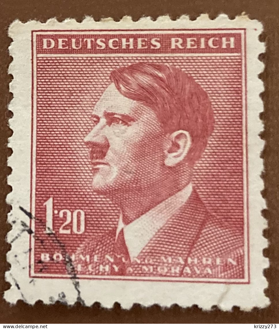 Bohemia & Moravia 1942 Hitler 1.20 K - Used - Used Stamps