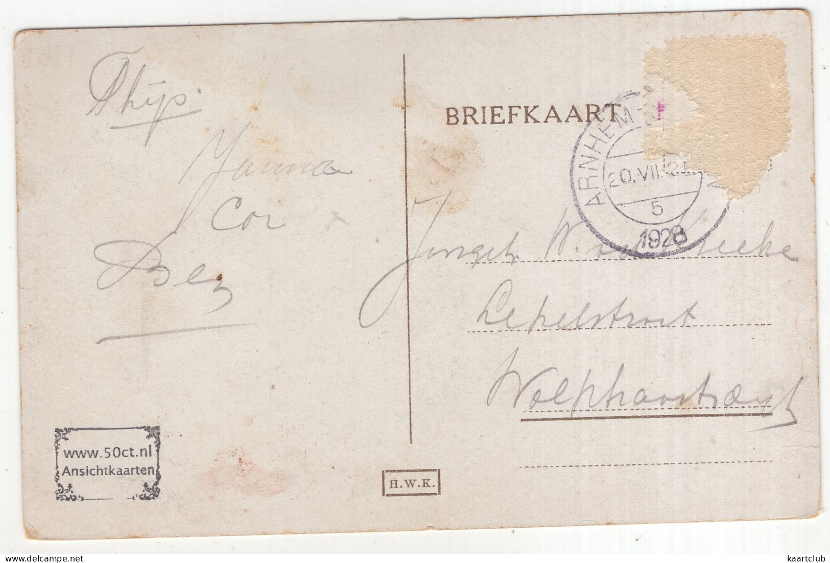 Kluizenaarsberg, Omstreken Arnhem  - (Gelderland, Nederland/Holland) - 1928 - Schaapskudde, Herders, Hond - Velp / Rozendaal