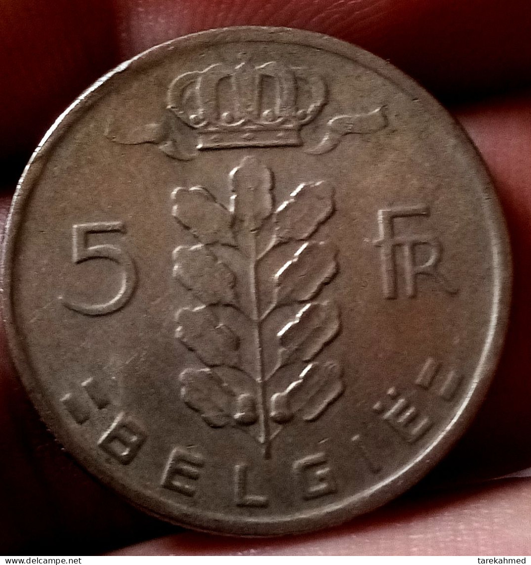 Belgique, 5 Francs,1967, Boudouin I, Perfect, Agouz - 5 Frank